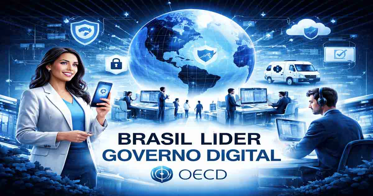 Brasil escala ranking da OCDE e se consolida como líder mundial em Governo Digital
