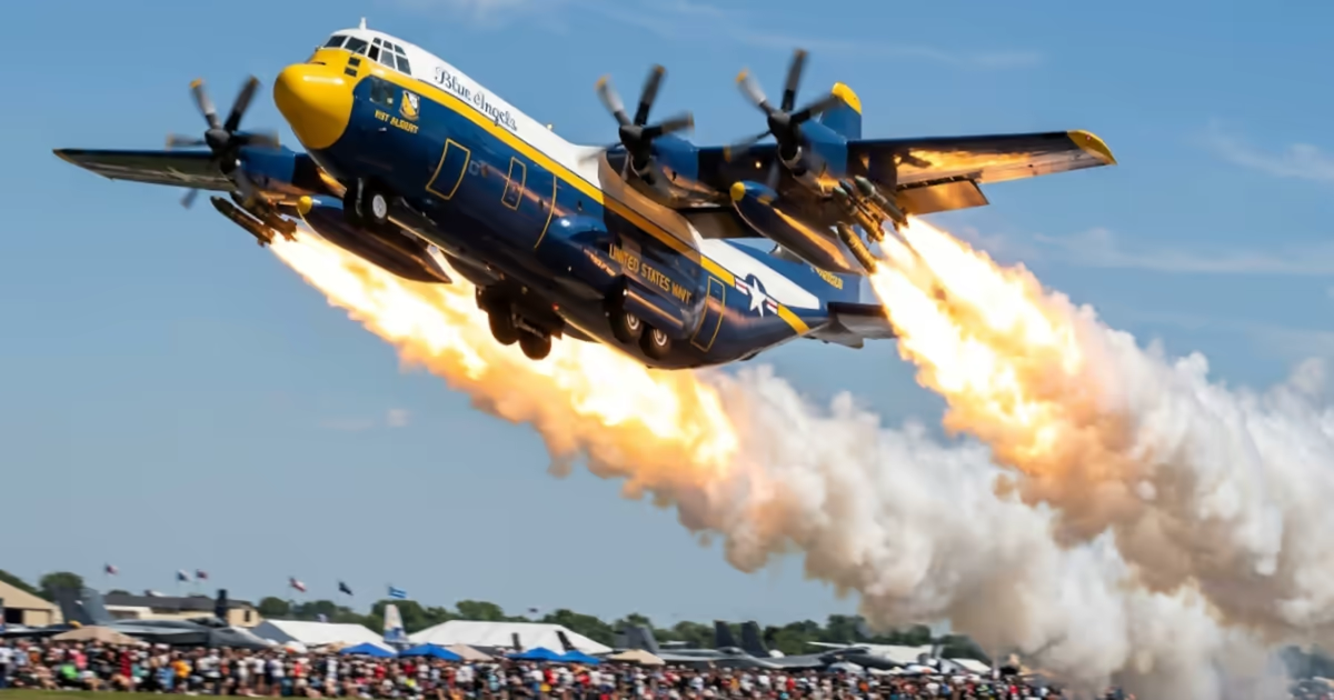 Como Funcionava o JATO no C-130T Fat Albert: A Física e o Fim das Decolagens com Foguetes