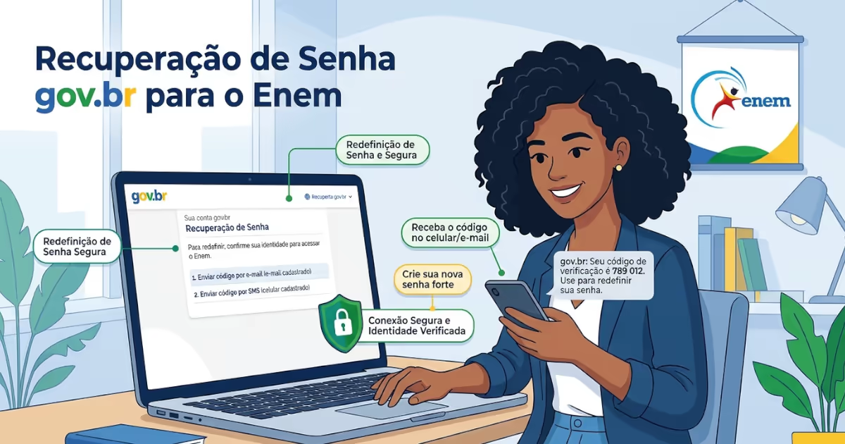 Como Recuperar a Senha do Portal Gov.br para Acessar o ENEM