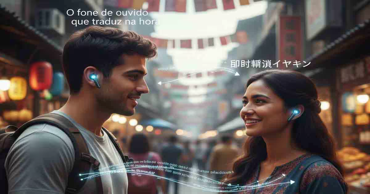 O Fim da Torre de Babel: O fone de ouvido que traduz qualquer língua em tempo real